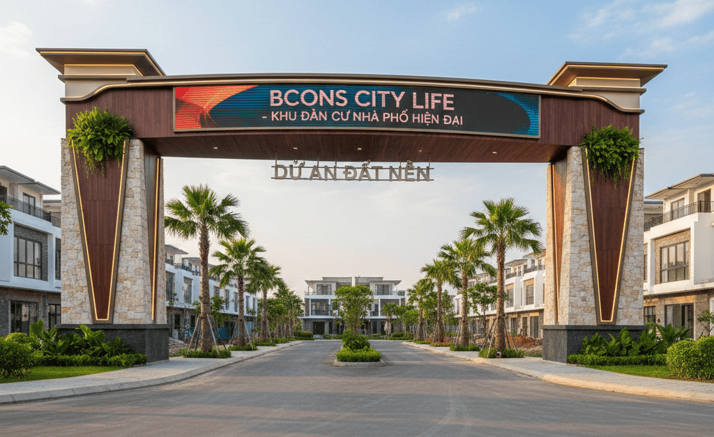 Phối cảnh tổng thể Bcons City Life